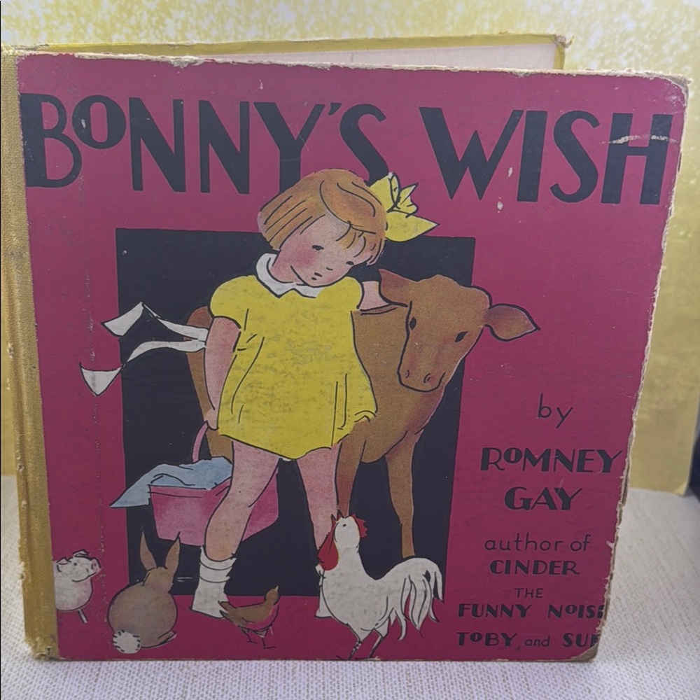 Bonny’s Wish by Romney Gay Children’s 1938 Vintage Book 📕
